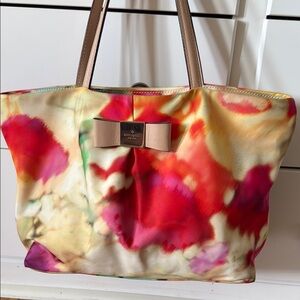 Kate Spade Colorful Designer Tote Bag